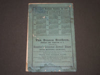 1889 HOSTETTER'S ILLUSTRATED UNITED STATES ALMANAC - SOFTCOVER - H 710