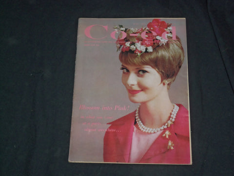 1961 APRIL CO-ED MAGAZINE - BLOSSOM INTO PINK! - CW 511
