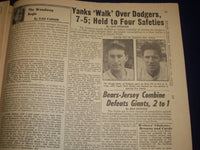 1945 APRIL 16 NEW YORK DAILY MIRROR - F. D. ROOSEVELT IS LAID TO REST - NP 1801