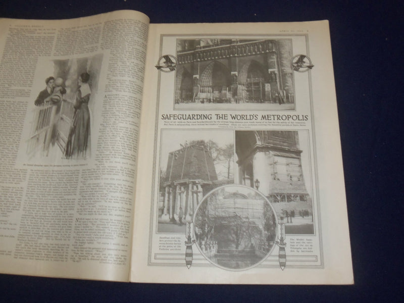 1918 APRIL 20 COLLIER'S MAGAZINE - STAND BACK OF THEM - ST 6731