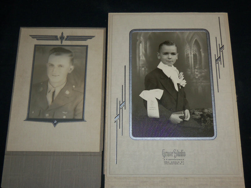 1900'S FAMILY PORTRAIT PHOTOS LOT OF 7 - NEW JERSEY - O 1895E
