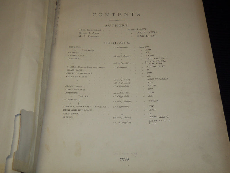 1889-1892 FURNITURE AND DECORATION IN ENGLAND 18TH CENTURY VOLUME 1 & 2 - #23