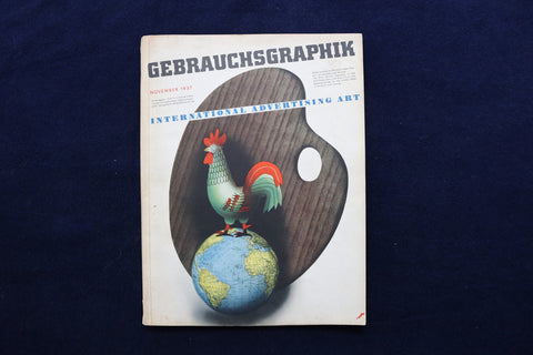 1937 NOVEMBER GEBRAUCHS GRAPHIK MAGAZINE - GERMAN/ENGLISH TEXT - E 11213