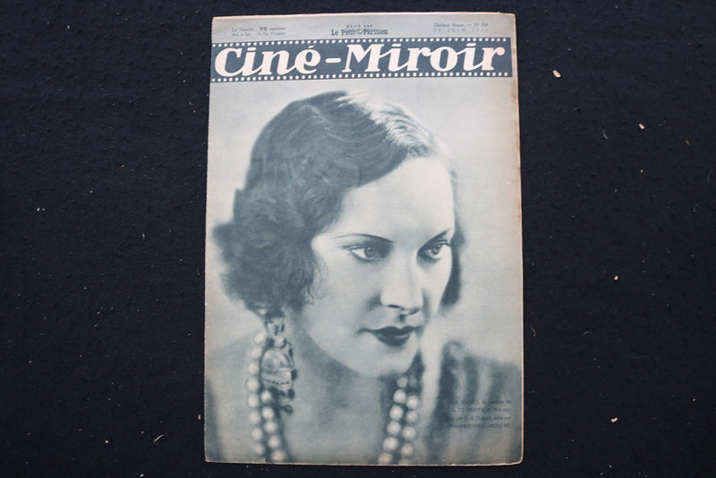 1931 JUNE 19 CINE-MIROIR MAGAZINE - MARLENE DIETRICH COVER - E 25142