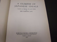 1937 A GLIMPSE OF JAPANESE IDEALS BY JIRO HARADA - NICE PLATES - KD 60