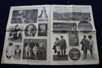 1914 AUGUST 23 NEW YORK TIMES PICTURE SECTION - BELGIAN BATTLE FLAGS - NP 8881