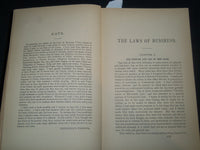 1881 LAWS OF BUSINESS FOR ALL STATES & CANADA BOOK BY THEOPHILUS PARSONS- R 1268