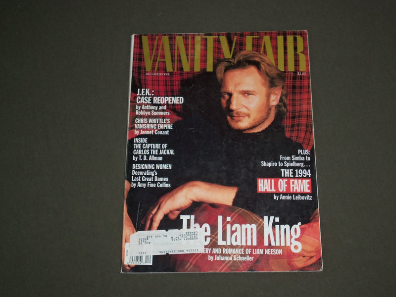 1994 DECEMBER VANITY FAIR MAGAZINE - LIAM NEESON - SP 4508