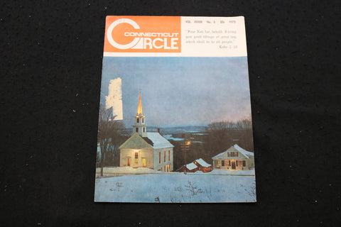 1970 NOV-DEC CONNECTICUT CIRCLE MAGAZINE - FEAR NOT COVER - SP 4176G