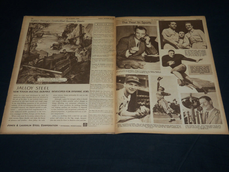 1945 DEC 30 THE PITTSBURGH PRESS SUNDAY ROTO SECTION - PICTURES OF YEAR- NP 4562