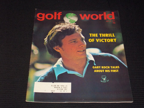1976 APRIL 30 GOLF WORLD MAGAZINE - GARY KOCH FRONT COVER - E 6775