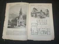 1865 NOVEMBER 11 THE BUILDER ARCHITECT MAGAZINE - ILLUSTRATIONS - ST 416I