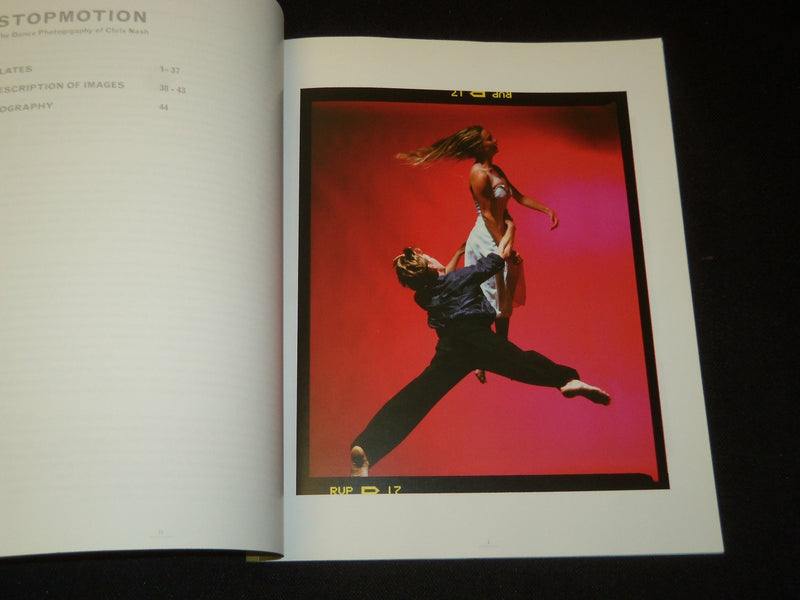 2001 STOPMOTION THE DANCE PHOTOGRAPHY OF CHRIS NASH PROGRAM - SIGNED - J 5398