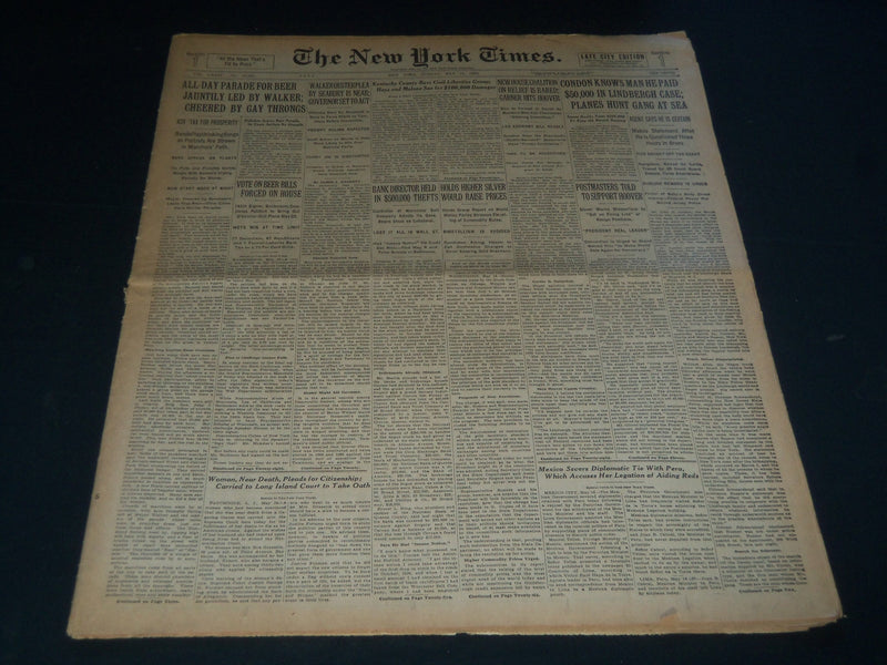 1932 MAY 15 NEW YORK TIMES - CONDON KNOWS MAN HE PAID 50,000 IN CASE - NT 7435