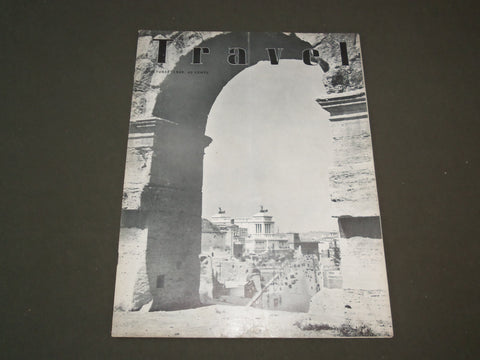 1949 OCTOBER TRAVEL MAGAZINE - ROME - VIA DEI FORI IMPERIALI - SP 9427