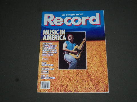 1985 OCTOBER RECORD MAGAZINE - MUSIC IN AMERICA - SP 7807