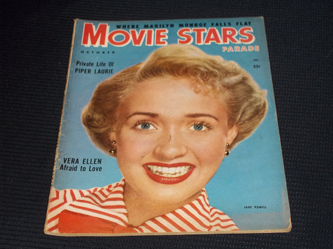 1952 OCTOBER MOVIE STARS PARADE MAGAZINE - JANE POWELL COVER - E 13900