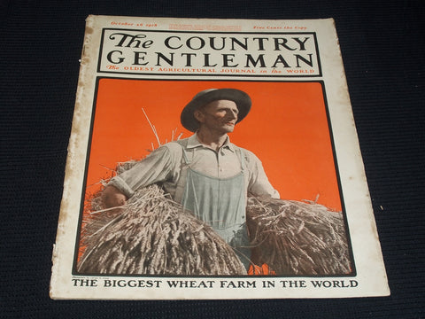 1918 OCTOBER 26 THE COUNTRY GENTLEMAN MAGAZINE ILLUSTRATED COVER ART - E 2900