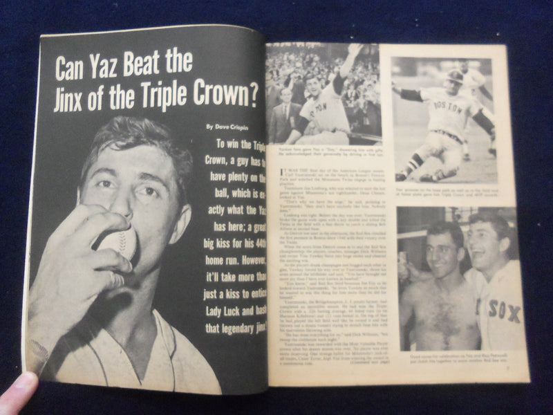 1968 COMPLETE BASEBALL MAGAZINE - YASTRZEMSKI-BROCK-GIBSON-LONBORG - SP 6118W