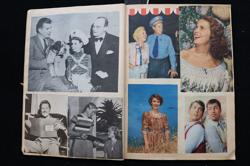 MOVIE STARS SCRAPBOOK - MANY PHOTOS - E 24961