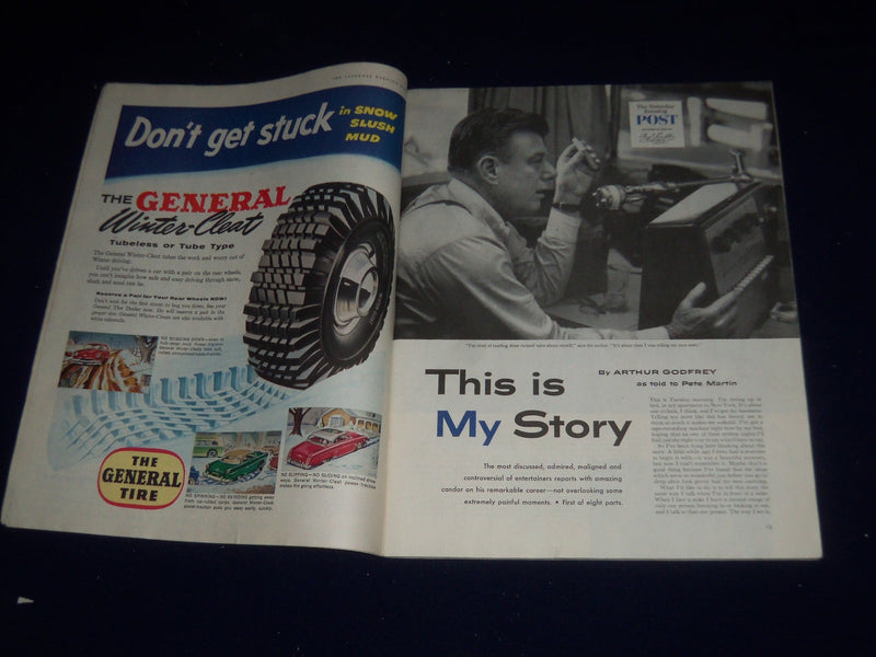 1955 NOV 5 THE SATURDAY EVENING POST MAGAZINE - ATHUR GODFREY STORY - SP 5619