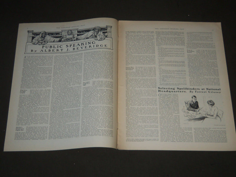 1900 OCTOBER 6 THE SATURDAY EVENING POST MAGAZINE - ILLUSTRATED COVER - SP 604