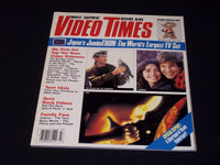 1985 JULY VIDEO TIMES MAGAZINE - THE FALCON & SNOWMAN FRONT COVER - E 13790