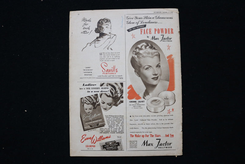 1949 SEPTEMBER 17 PICTUREGOER MAGAZINE - CLARK GABLE COVER - E 26045