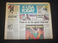 1999 JANUARY 22-24 USA TODAY NEWSPAPER - PUSH IS ON FOR QUICK TRIAL END- NP 7990