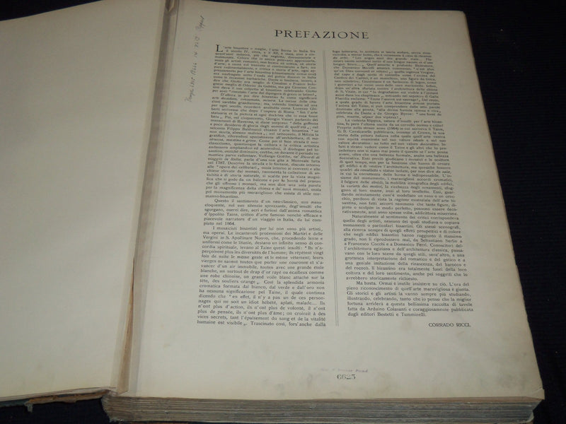1912 L' ART BISANTINA IN ITALIA VOLUME BY A. COLASANTI - 100 PLATES - Z 261