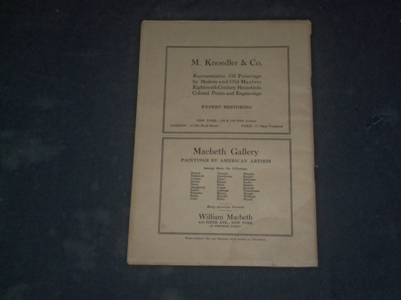 1914 JUNE ART AND PROGRESS MAGAZINE - ARTICLES & PHOTOS - B 557