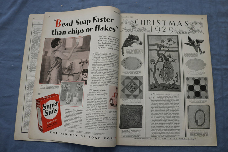 1929 NOVEMBER THE MODERN PRISCILLA MAGAZINE - CAN GOOD FOOD BE RUINED - SP 4783F