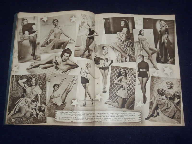 1953 DECEMBER FILM REVIEW MAGAZINE - KATHRYN GRAYSON - STEVE COCHRAN - J 9674
