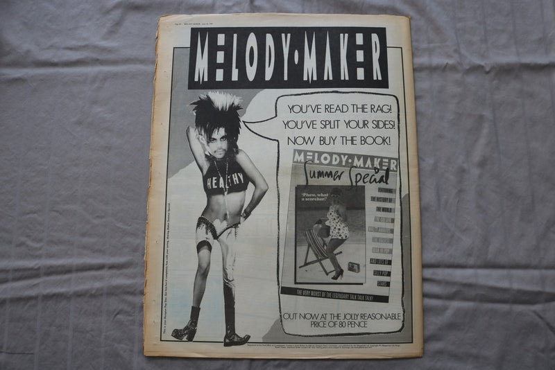 1986 JUNE 28 MELODY MAKER NEWSPAPER - HOLLYWOOD BEYOND COVER - NP 9295