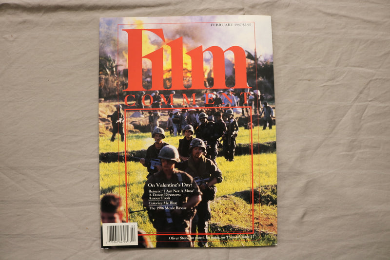 1987 FEBRUARY FILM COMMENT MAGAZINE - OLIVER STONE'S PLATOON COVER - E 24044