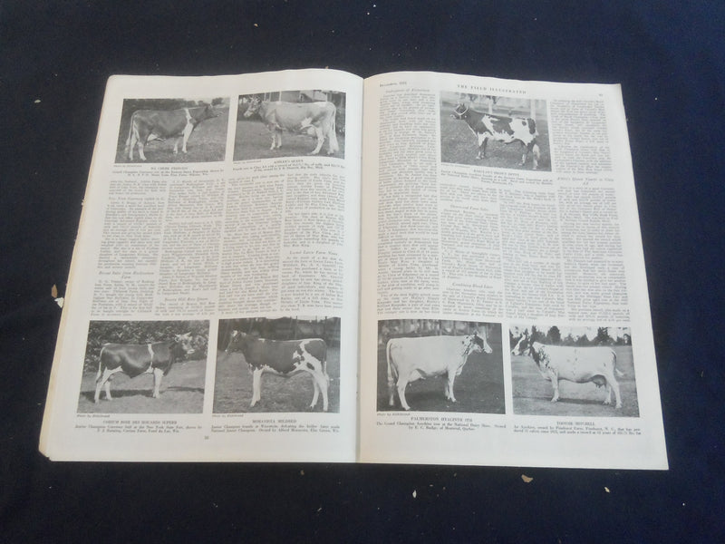 1923 DECEMBER THE FIELD ILLUSTRATED MAGAZINE - B 4164F