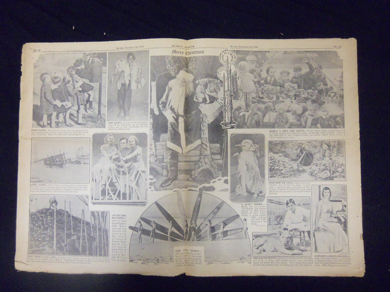 1933 DECEMBER 24 NEW YORK SUNDAY MIRROR - AIMEE FIRES JESSIE - NP 2133