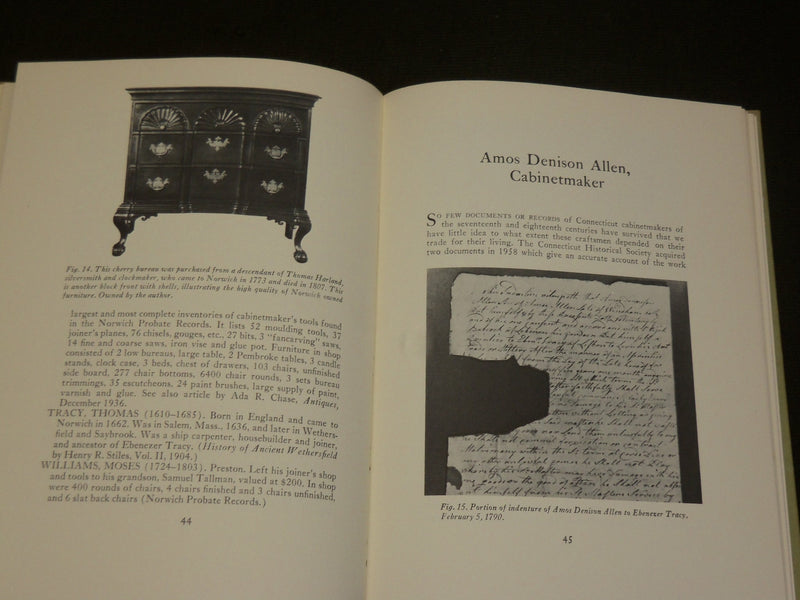 1967 CONTRIBUTIONS TO CONNECTICUT CABINET MAKING BOOK BY BULKELEY - KD 6089