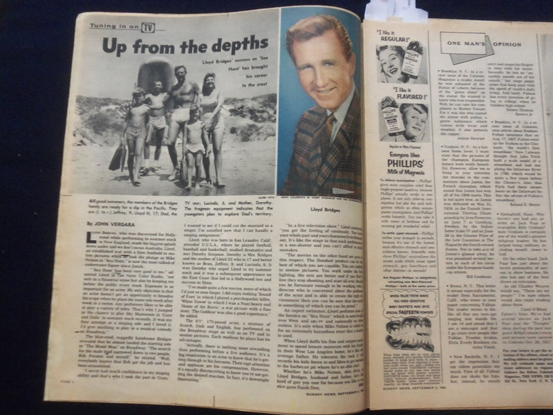 1959 SEP 6 NEW YORK NEWS COLOROTO MAGAZINE SECTION - EVA MARIE SAINT - J 9805