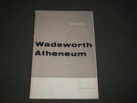 1958 WADSWORTH ATHENEUM HANDBOOK CATALOG - HARTFORD CONNECTICUT - KD 5001