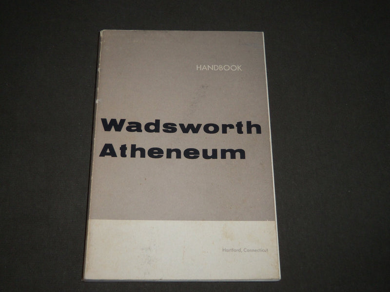 1958 WADSWORTH ATHENEUM HANDBOOK CATALOG - HARTFORD CONNECTICUT - KD 5001
