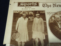 1925 OCTOBER 4 NEW YORK TIMES SPORTS PICTURE SECTION - PIRATES -SENATOR- NT 9470