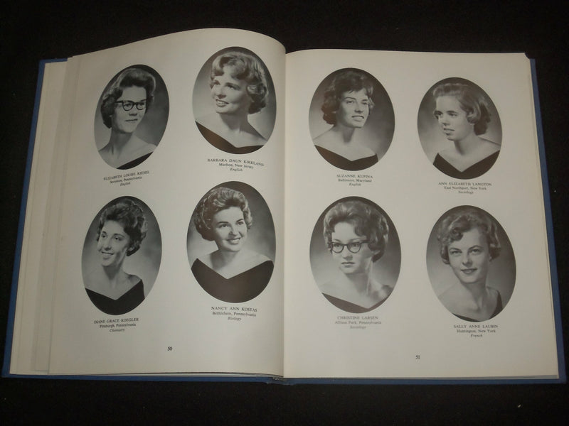 1964 CONOCOCHEAGUE WILSON COLLEGE YEARBOOK - CHAMBERSBURG, PENNSYLVANIA- YB 1963