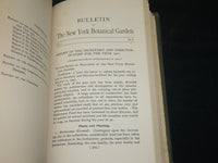 1901-1921 NEW YORK BOTANICAL GARDEN BULLETIN BOUND VOLUME LOT OF 9 - KD 5K