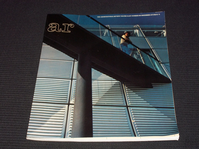 1978 DECEMBER ARCHITECTURAL REVIEW MAGAZINE - BRITISH LIBRARY COVER - E 2964