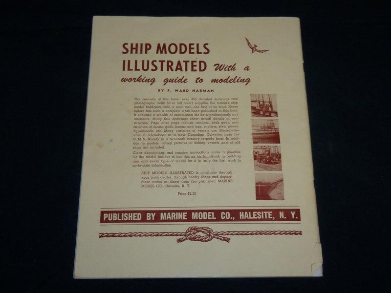 1951 MARINE MODEL CO. CATALOG - NEW YORK - THE SLAVER - J 6629