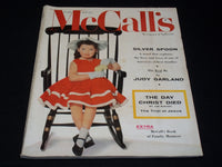 1957 APRIL MCCALL'S MAGAZINE VERY NICE FRONT COVER & FULL PAGE ADS - E 2465
