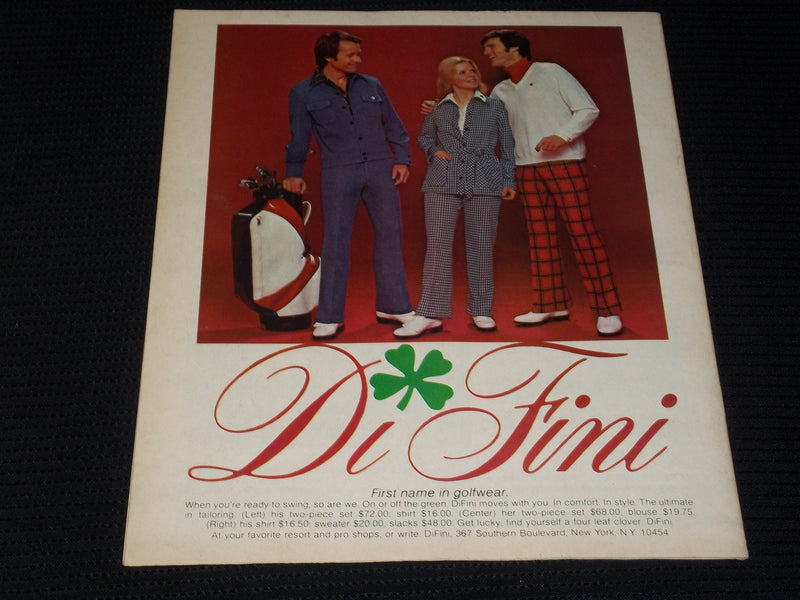 1974 NOVEMBER 8 GOLF WORLD MAGAZINE - GARY PLAYER FRONT COVER - E 6197