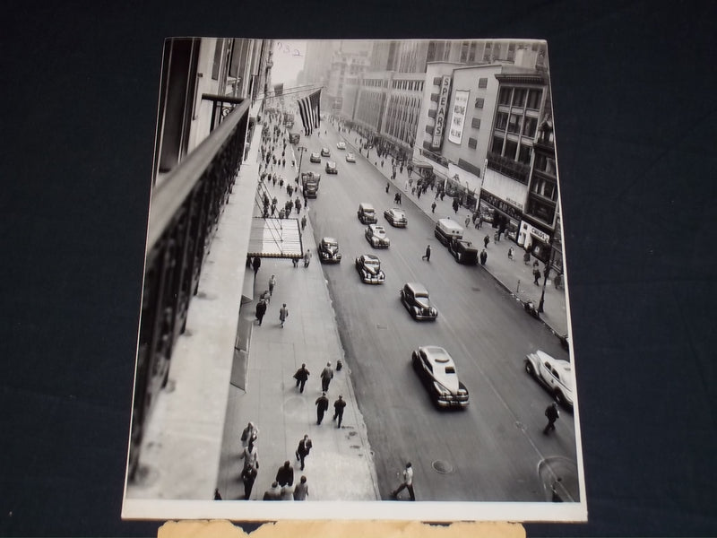 1940'S NEW YORK CITY PARKING BAN ORIGINAL BLACK & WHITE PHOTO - J 5575