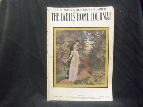 1907 AUGUST LADIES' HOME JOURNAL MAGAZINE - GREAT ILLUSTRATIONS & ADS - ST 1668
